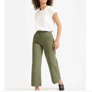 Everlane Wide Leg Straight Crop Pant